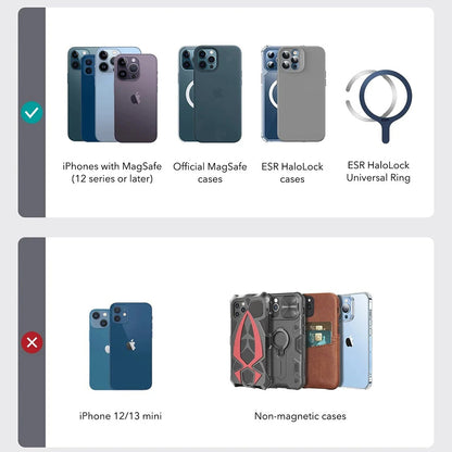 MagSafe Geldbörse, ESR, Findy my Wallet, Braun