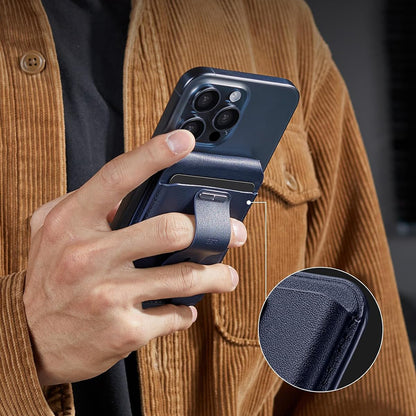 Portefeuille Magsafe, ESR, Findy my Wallet, Bleu marine