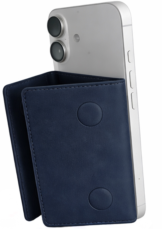 Portefeuille MagSafe, OEM, Triple Wallet, Bleu marine
