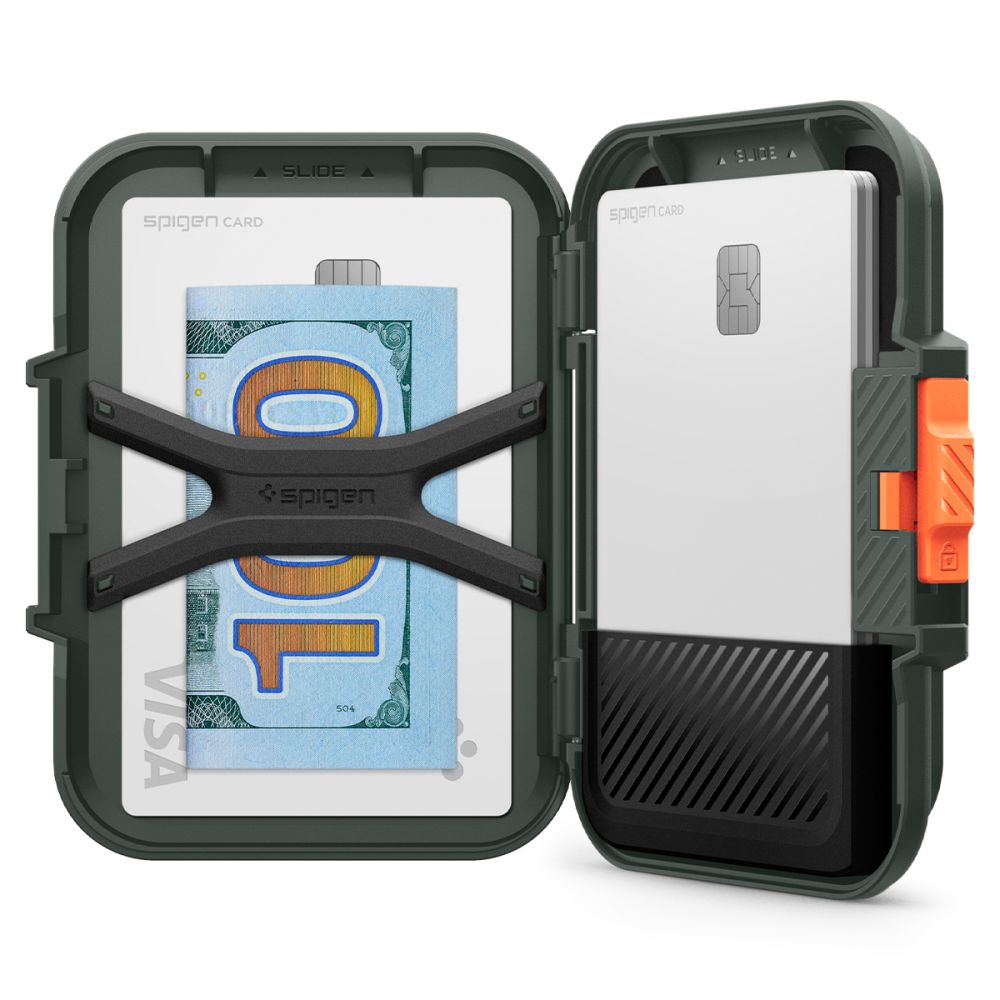 Portefeuille Magsafe, Spigen, Lock Fit, Vert