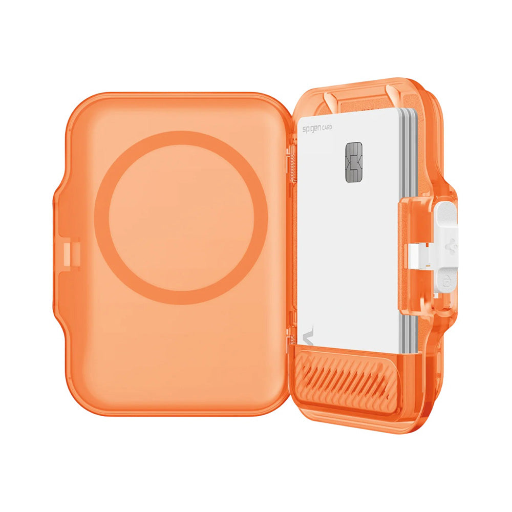 MagSafe Geldbörse, Spigen, TinTap MagFit+, Satin Orange AFA11381