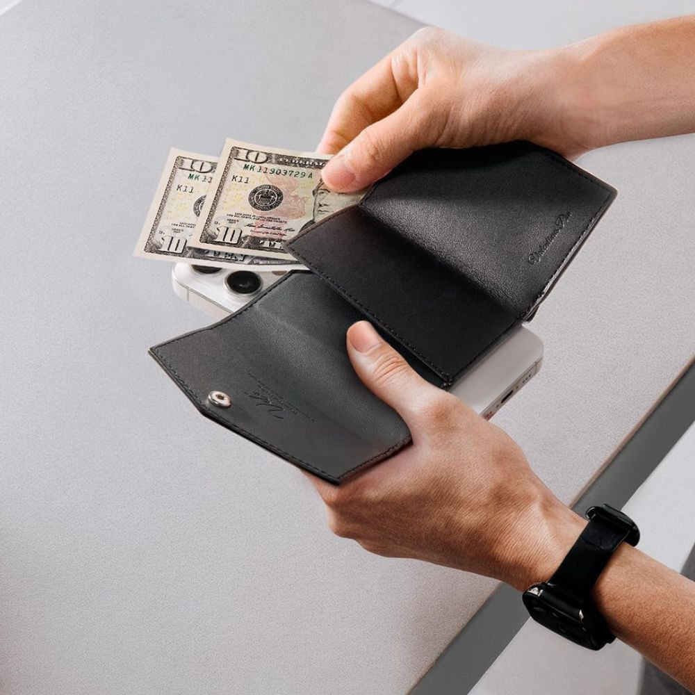 Portefeuille Magsafe, Spigen, Valentinus Pro, Noir