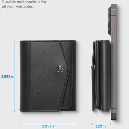 Portefeuille Magsafe, Spigen, Valentinus Pro, Noir