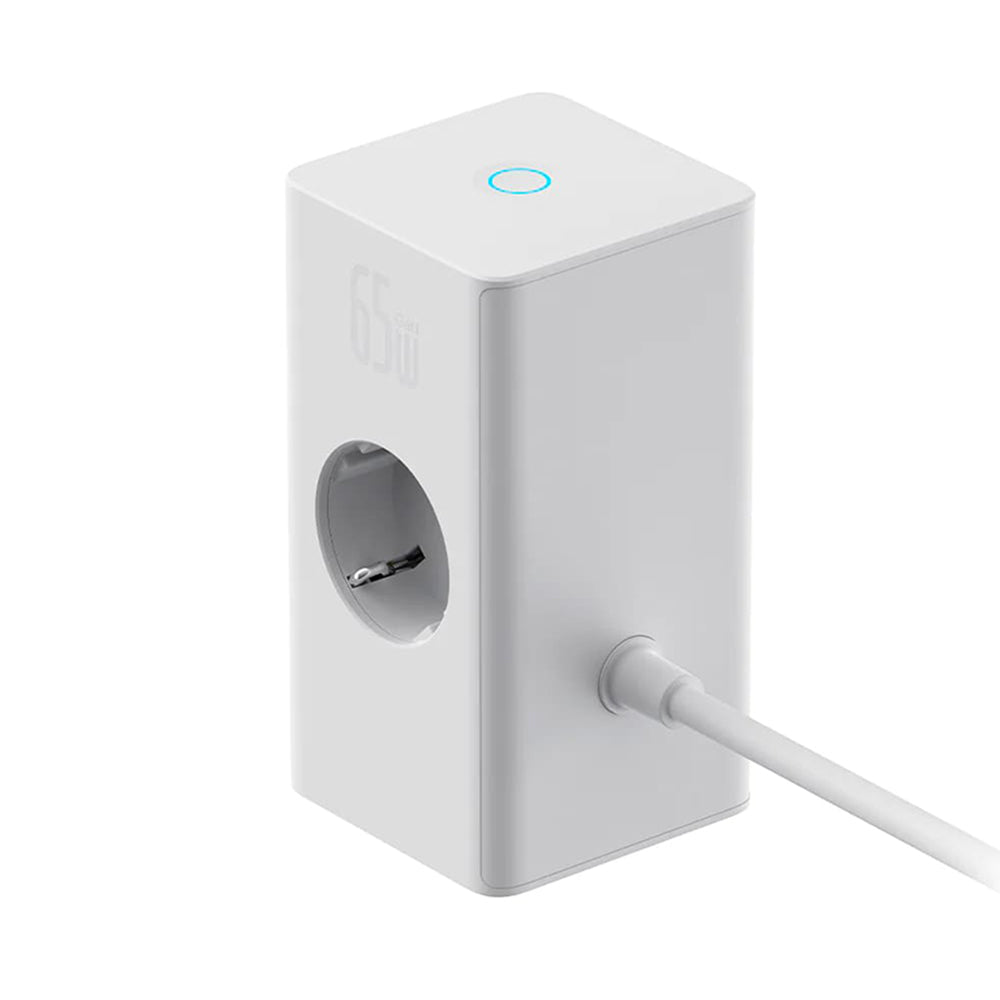 Rallonge Baseus PowerCombo, 1 x Schuko, Blanc PSLR000602