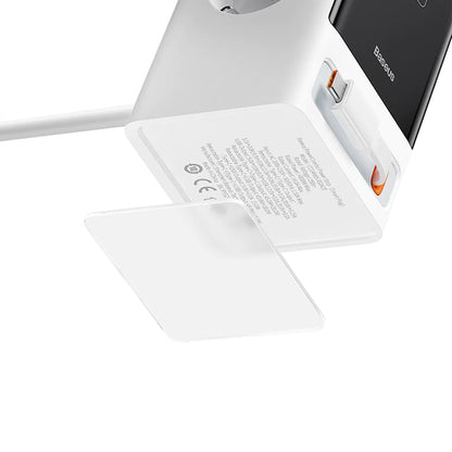 Rallonge Baseus PowerCombo, 1 x Schuko, Blanc PSLR000602