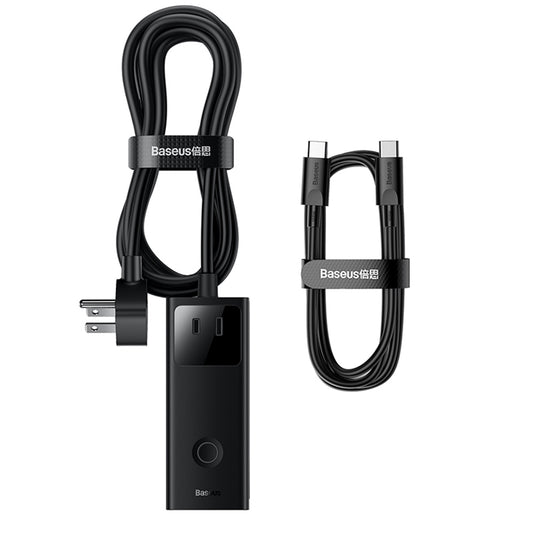 Rallonge Baseus PowerCombo US, 3 x Prise, Noir PSLA020101