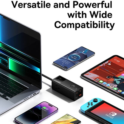 Rallonge Baseus PowerCombo US, 3 x Prise, Noir PSLA020101