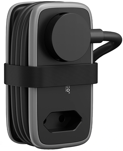 Multiprise Orico APP, 1 x Schuko - 1 x Prise - 2 x USB-A - 1 x USB-C, Noir Gris