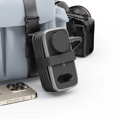 Multiprise Orico APP, 1 x Schuko - 1 x Prise - 2 x USB-A - 1 x USB-C, Noir Gris