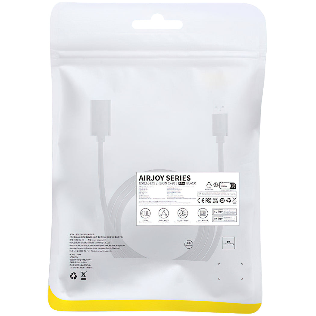 Rallonge USB 3.0 Baseus AirJoy Series, 1.5m, Noir B00631103111-02