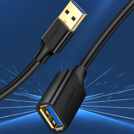 Rallonge USB 3.0 UGREEN US129, 1m, Noir