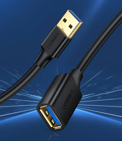 Rallonge USB 3.0 UGREEN US129, 2m, Noir