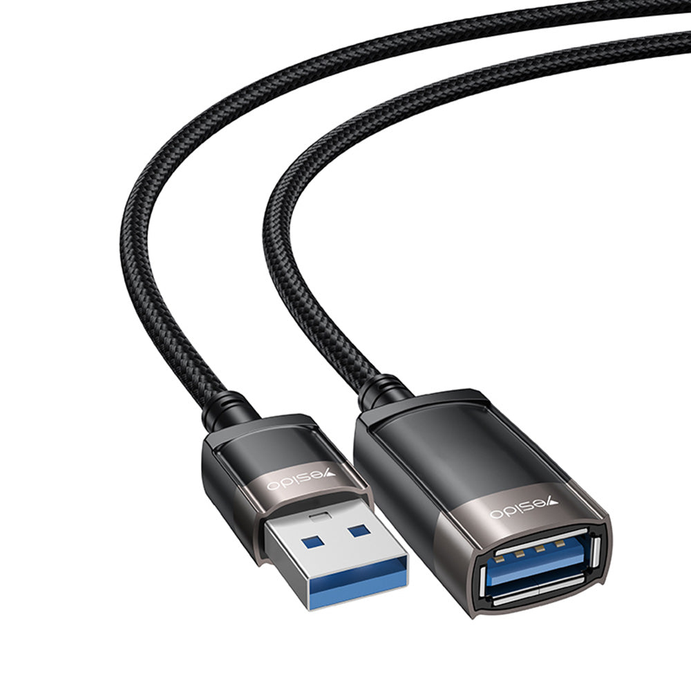 Rallonge USB Yesido GS26, 1.5m, Gris