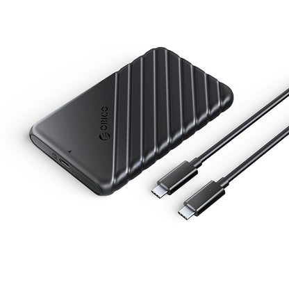 Rack Orico 25PW1C-C3 pour HDD / SSD SATA 2.5 pouces, USB-C, Noir