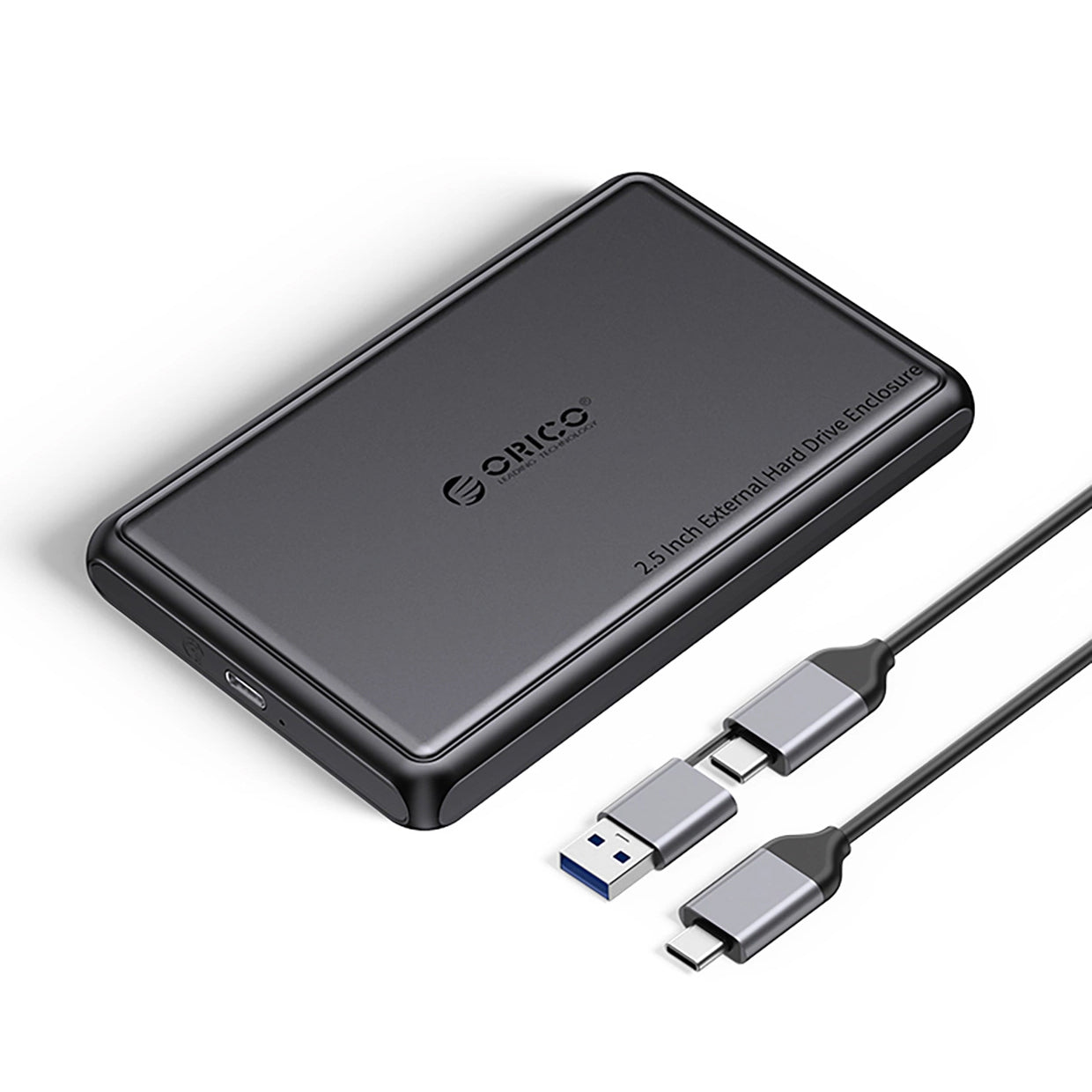 Rack Orico DDL25-C3 pour HDD / SSD SATA 2,5 pouces, USB-C, Noir