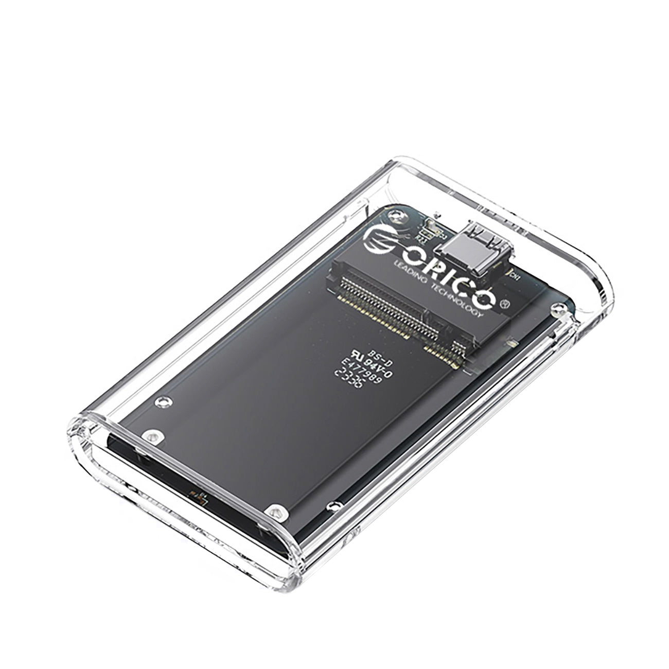 Orico TC10-MS Gehäuse für mSATA SSD, Transparent