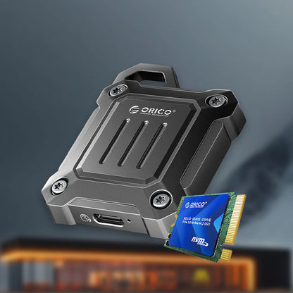 Orico XAM2 Gehäuse für M.2 NVMe SSD, Schwarz