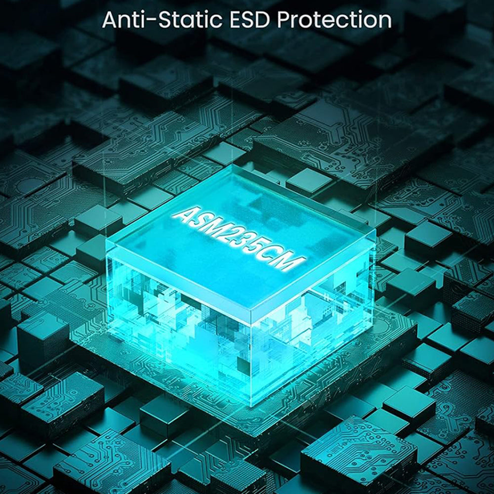 UGREEN CM300 Rack (70499) für HDD / SSD SATA 2.5 Zoll, USB-C, Grau