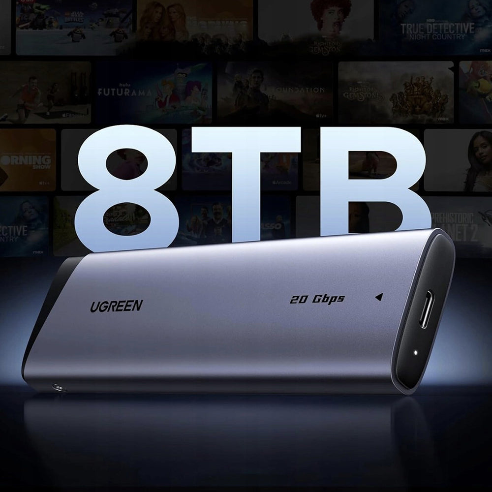 Rack UGREEN CM767 (55150) pour SSD M.2 NVMe, Gris