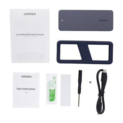 Rack UGREEN CM777 (25665) für SSD M.2 NVMe, Schwarz