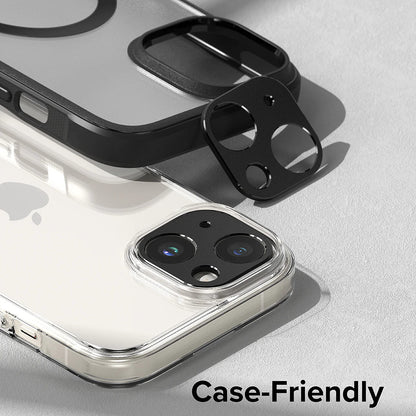 Rahmen Schutz Rückkamera Ringke Styling für Apple iPhone 15 Plus / 15, Aluminium, Schwarz