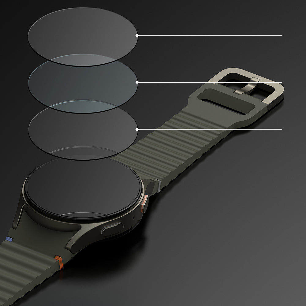 Cadre de protection Ringke Premium Styling pour Samsung Galaxy Watch7 40mm, Modèle 1, Noir