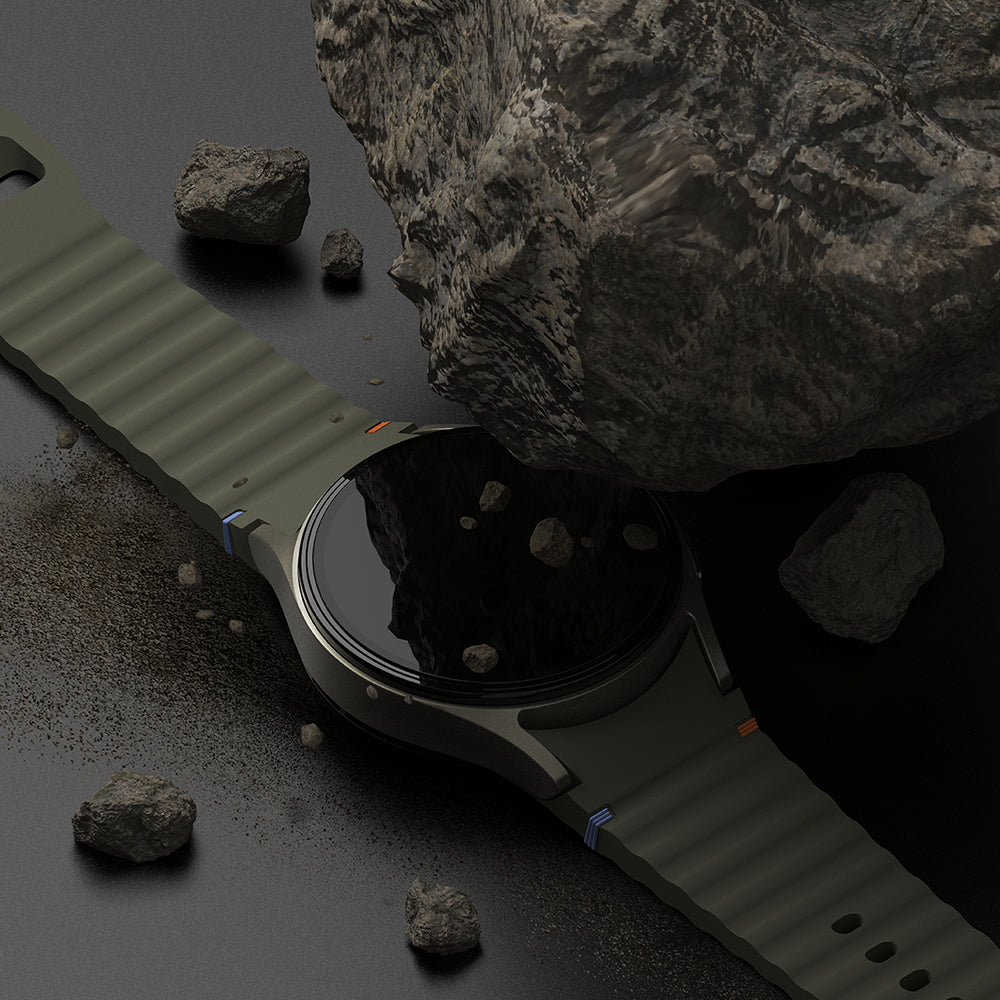 Cadre de protection Ringke Premium Styling pour Samsung Galaxy Watch7 40mm, Modèle 1, Noir