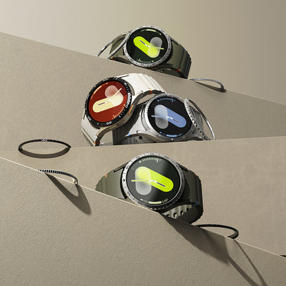 Cadre de protection Ringke Styling pour Samsung Galaxy Watch7 40mm, Modèle 7, Argenté