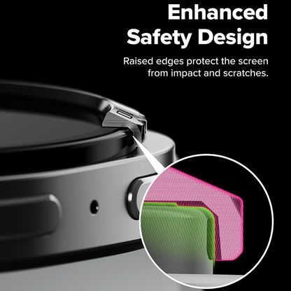 Ringke Inner Styling Schutzrahmen für Samsung Galaxy Watch8 Classic, Silber