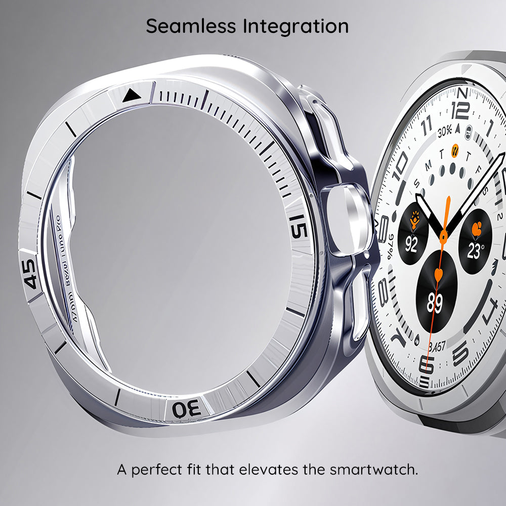 Spigen Tune Diver Schutzrahmen für Samsung Galaxy Watch Ultra2, Schwarz ACS11617