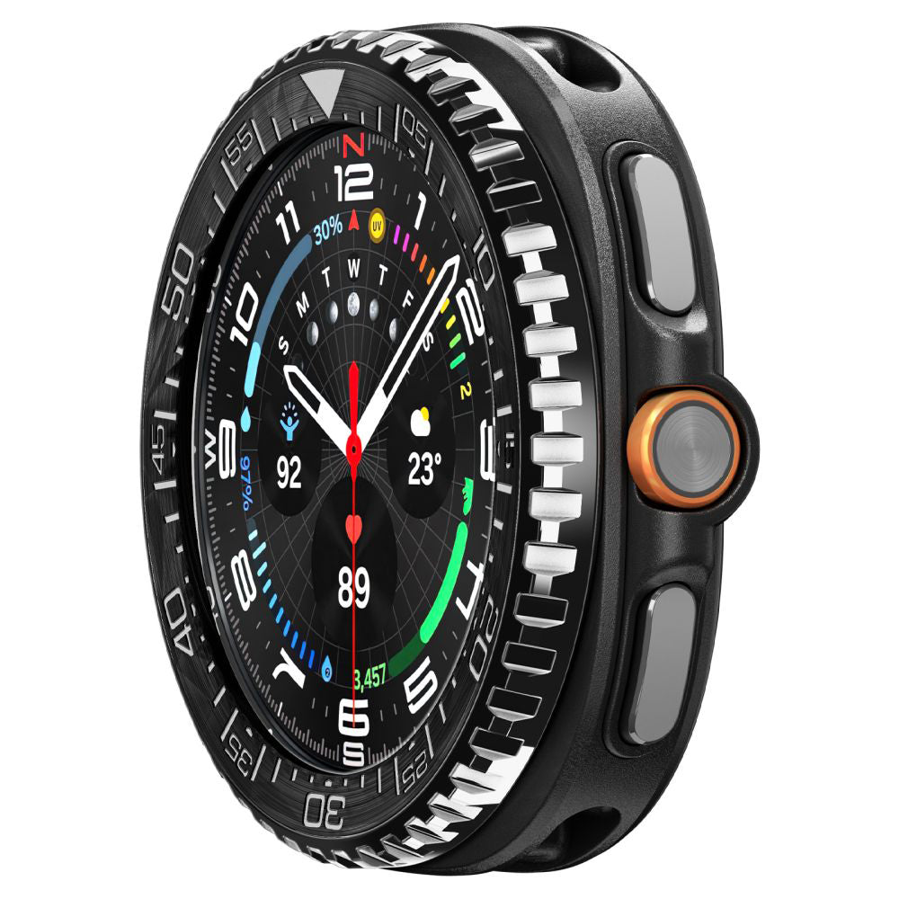Spigen Tune Pro Diver Protection Frame for Samsung Galaxy Watch8 Classic, Black