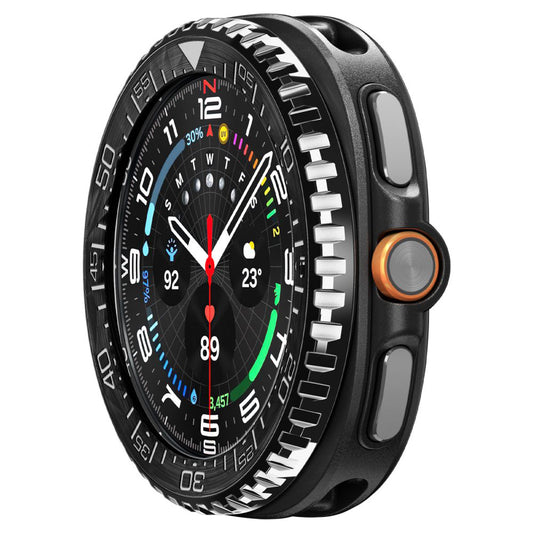 Spigen Tune Pro Diver Protection Frame for Samsung Galaxy Watch8 Classic, Black