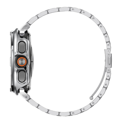 Spigen Tune Pro Pilot Schutzrahmen für Samsung Galaxy Watch Ultra2, Silber ACS11618