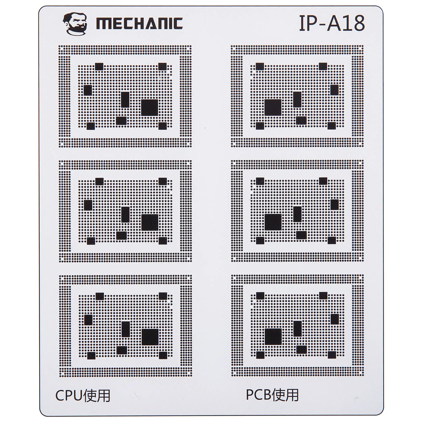 Gabarit d'isolation des pistes CI Mechanic pour Apple iPhone 6 - Série 16