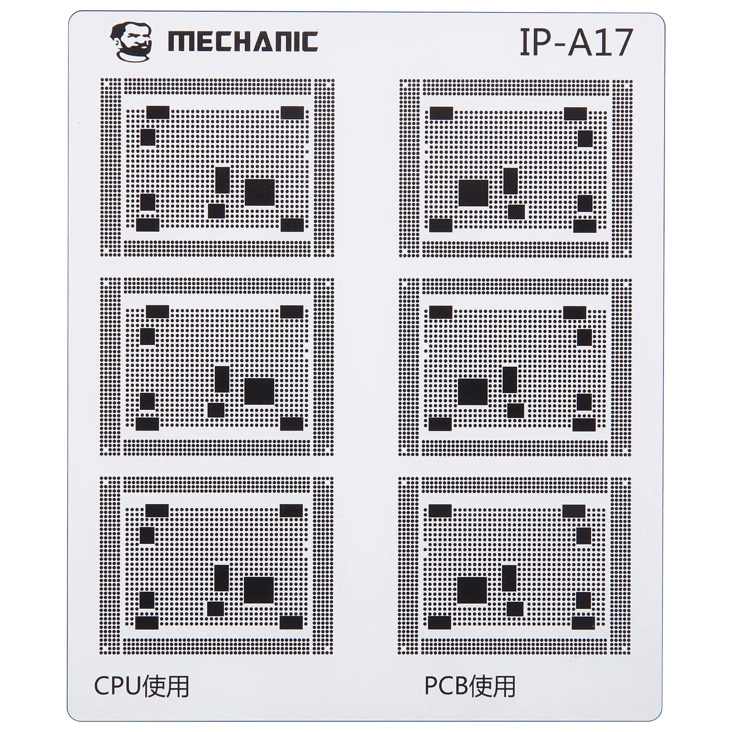 Gabarit d'isolation des pistes CI Mechanic pour Apple iPhone 6 - Série 16