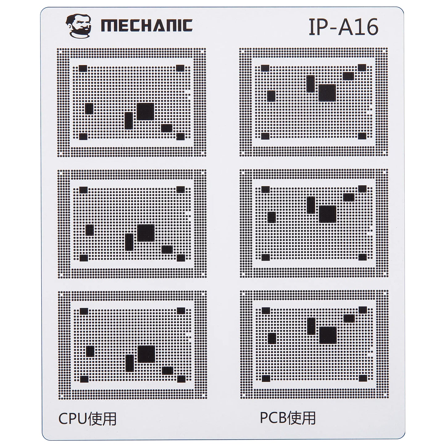 Gabarit d'isolation des pistes CI Mechanic pour Apple iPhone 6 - Série 16
