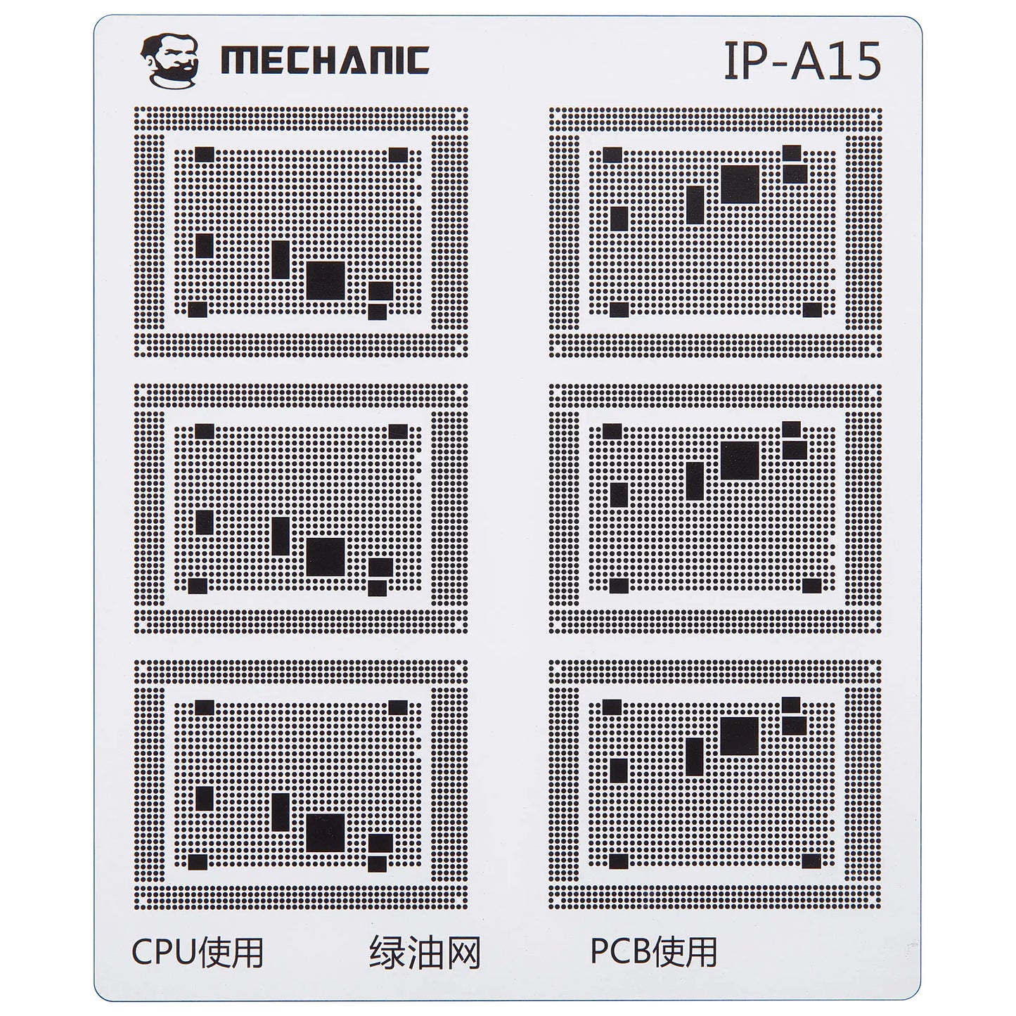 Gabarit d'isolation des pistes CI Mechanic pour Apple iPhone 6 - Série 16