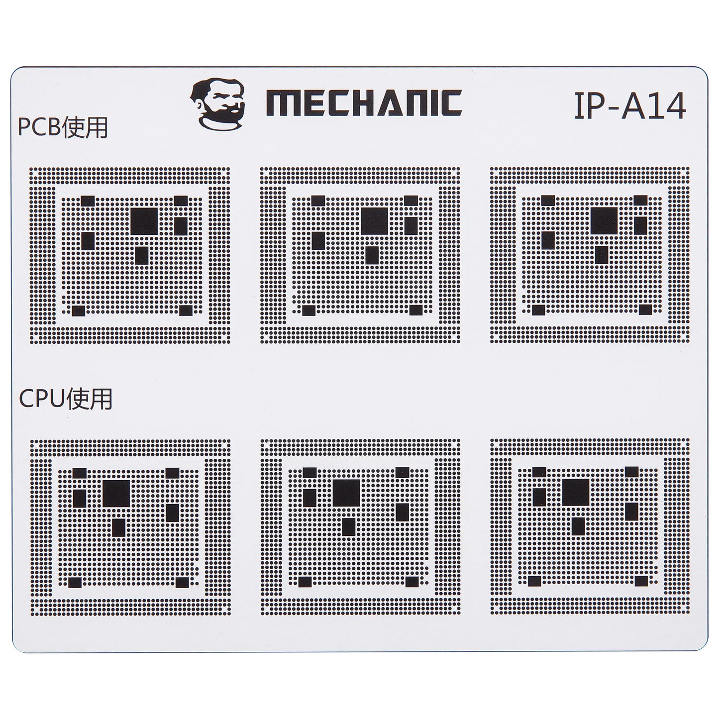 Gabarit d'isolation des pistes CI Mechanic pour Apple iPhone 6 - Série 16