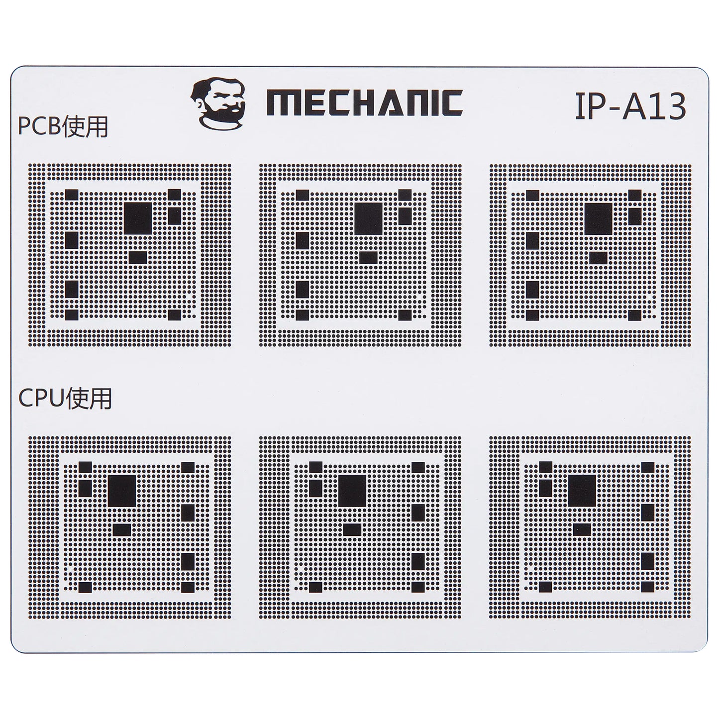 Gabarit d'isolation des pistes CI Mechanic pour Apple iPhone 6 - Série 16
