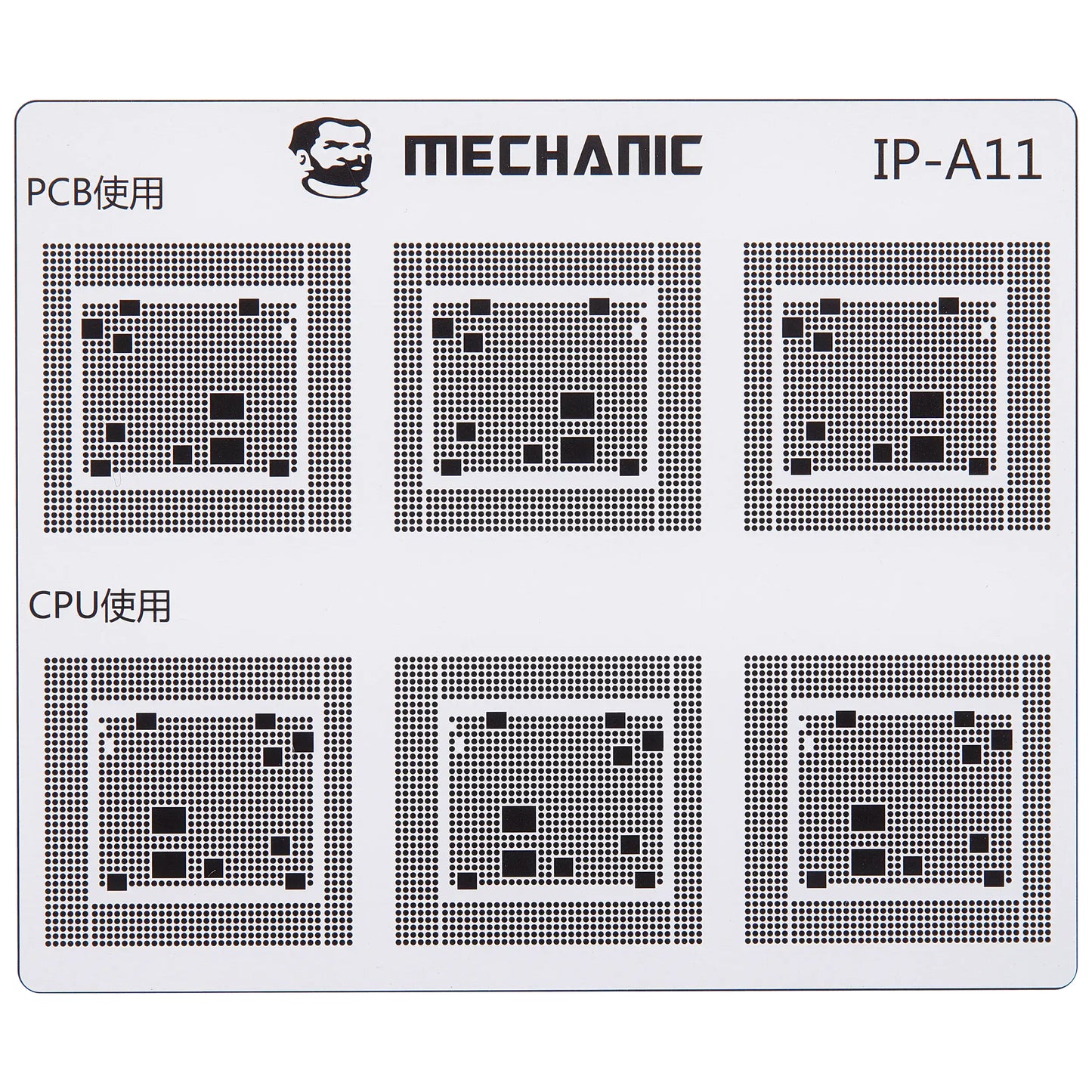 Gabarit d'isolation des pistes CI Mechanic pour Apple iPhone 6 - Série 16