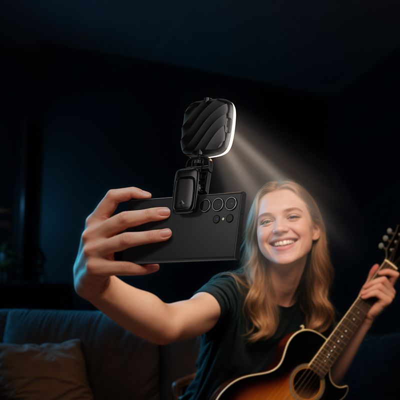 Selfie Light HOCO K29, Universal, Black
