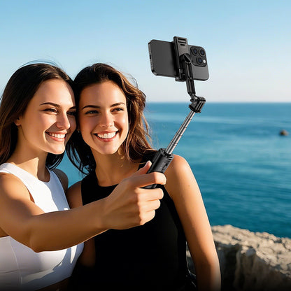 Bluetooth Selfie Stick Borofone BY14 Graceful, 4,5 Zoll - 7 Zoll, Schwarz