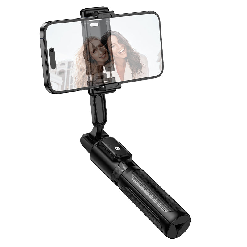 Bluetooth Selfie Stick Borofone BY14 Graceful, 4,5 Zoll - 7 Zoll, Schwarz