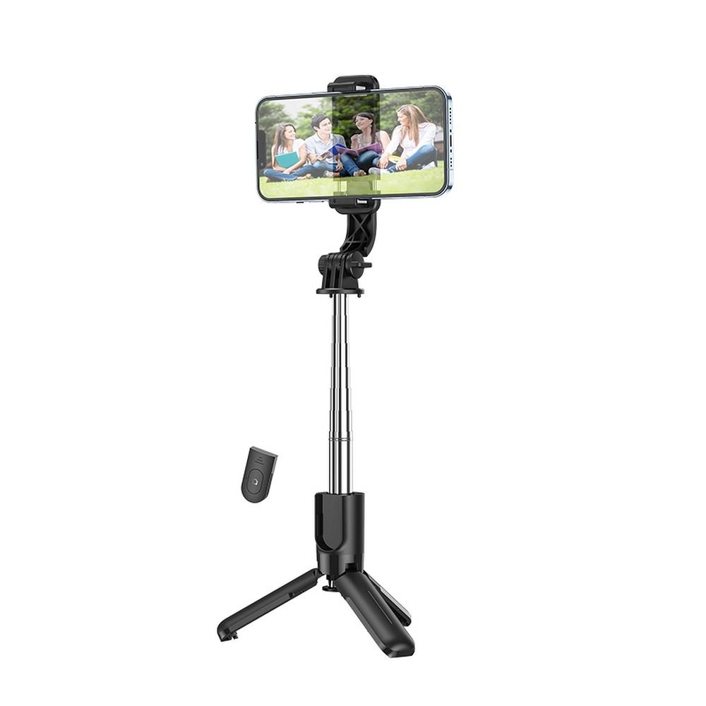 Selfie Stick Bluetooth HOCO K17, Universal, Schwarz
