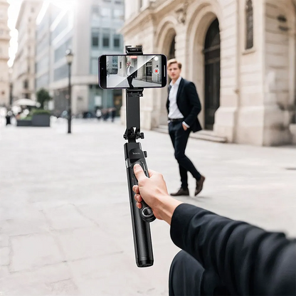 Selfie Stick Bluetooth HOCO K32 Face Tracking, 4,5 Zoll - 7 Zoll, Schwarz