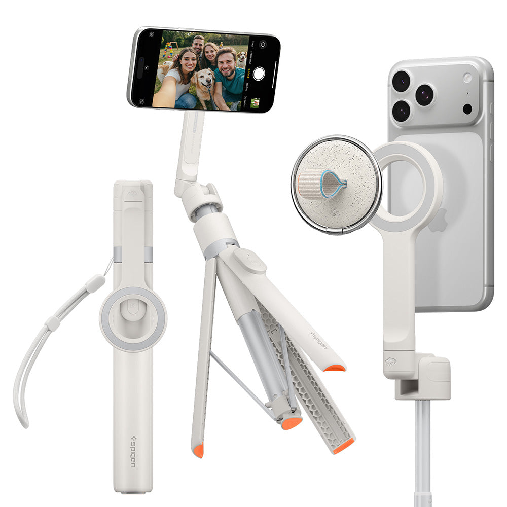 Selfie Stick Bluetooth Spigen S582W, Universal, Beige AMP11373