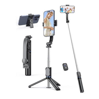Selfie Stick Bluetooth Techsuit C01, Universel, Noir