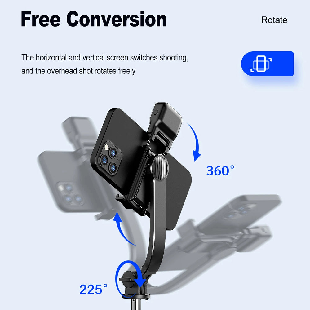 Selfie Stick Bluetooth Techsuit C01s, Universel, Noir