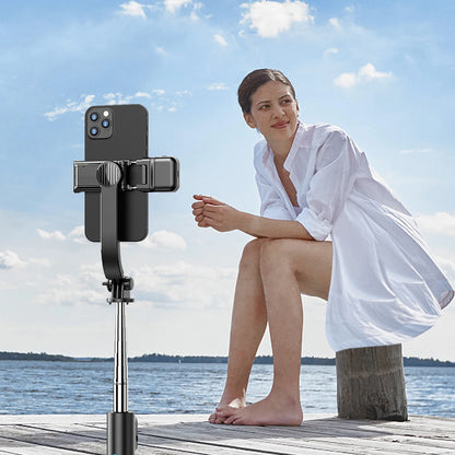 Selfie Stick Bluetooth Techsuit C01s, Universel, Noir