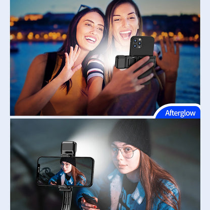 Selfie Stick Bluetooth Techsuit C01s, Universel, Noir